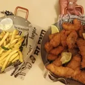 Isca de peixe com batata da Dona Madallena Bar e Restaurante